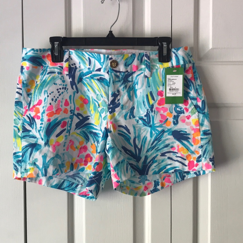 NWT Lilly Pulitzer Size 6 Callahan shorts